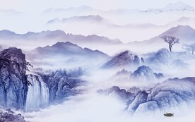 新款 简约最新山水 TiF分层