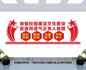 校园廉洁文化墙