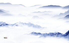 大气 高清背景山水 tiF分层