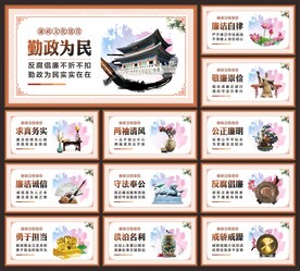 廉政展板