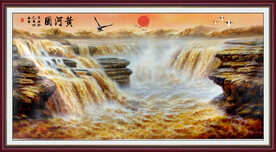 黄河油画