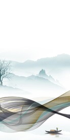 线条 中式新玄关画 tiF分层