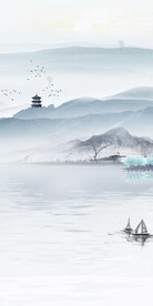 蓝色 高清淡雅玄关 Tif分层