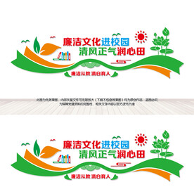 校园廉洁文化墙