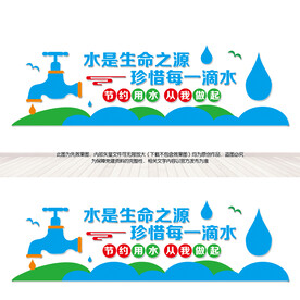 节约用水文化墙