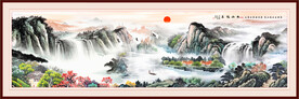 客厅山水画
