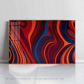 抽象底纹画