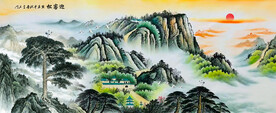 泰山迎客松