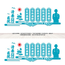 医院清廉文化墙