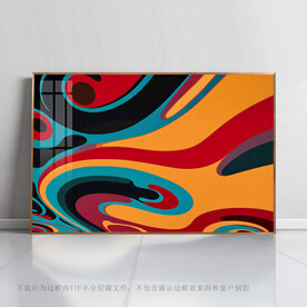 抽象底纹画