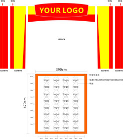 招商品牌LOGO墙