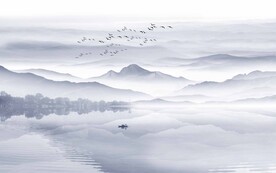 抽象山水画