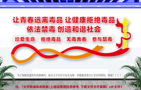 青少年禁毒文化墙