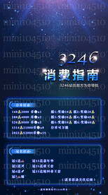 蓝色海报消费指南表