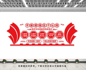 五个认同文化墙
