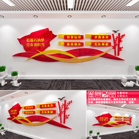 中国石油文化墙