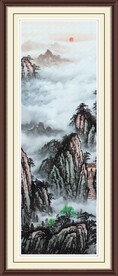 客厅山水画