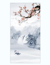 山水玄关画
