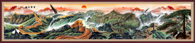 巨幅长城国画