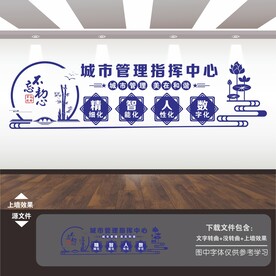 城市管理文化墙