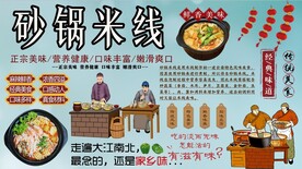 砂锅米线背景墙
