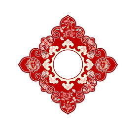 中国风云肩图