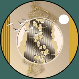 圆形装饰画  