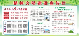 精神文明建设宣传栏