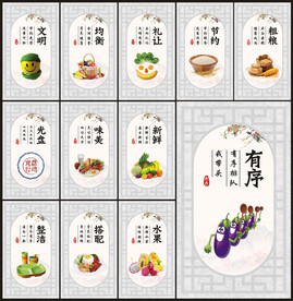食堂文化展板