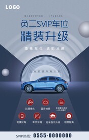 车位房产地产物业宣传海报