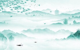 高端 高档新款山水 tif分层