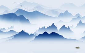 简约 高档新款山水 tif分层