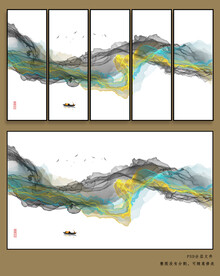 禅意水墨画