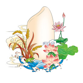 大米插画