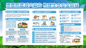  防震减灾宣传 