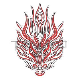 龙印花矢量