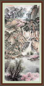 玄关山水画 