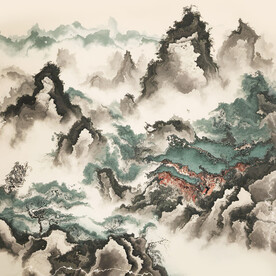 水墨喷溅纹理