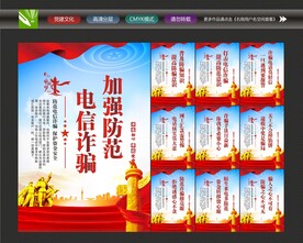 电信诈骗海报