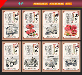 牛肉海报