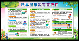 秋季健康教育宣传栏
