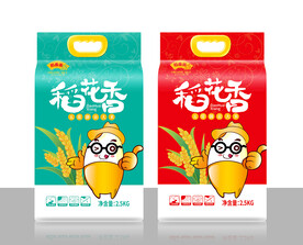 大米包装平面印刷图