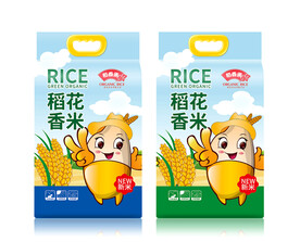 大米包装平面印刷图