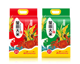 大米包装平面印刷图