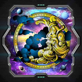 宇宙星空室内天顶壁画