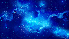 高清蓝色星空