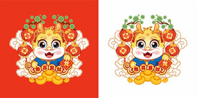 卡通龙