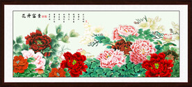 花开富贵牡丹图