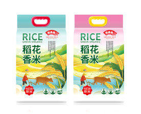 大米包装平面印刷图