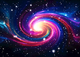 绚丽旋涡星空背景